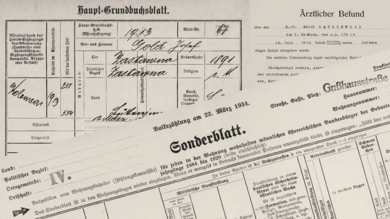 austrian military records