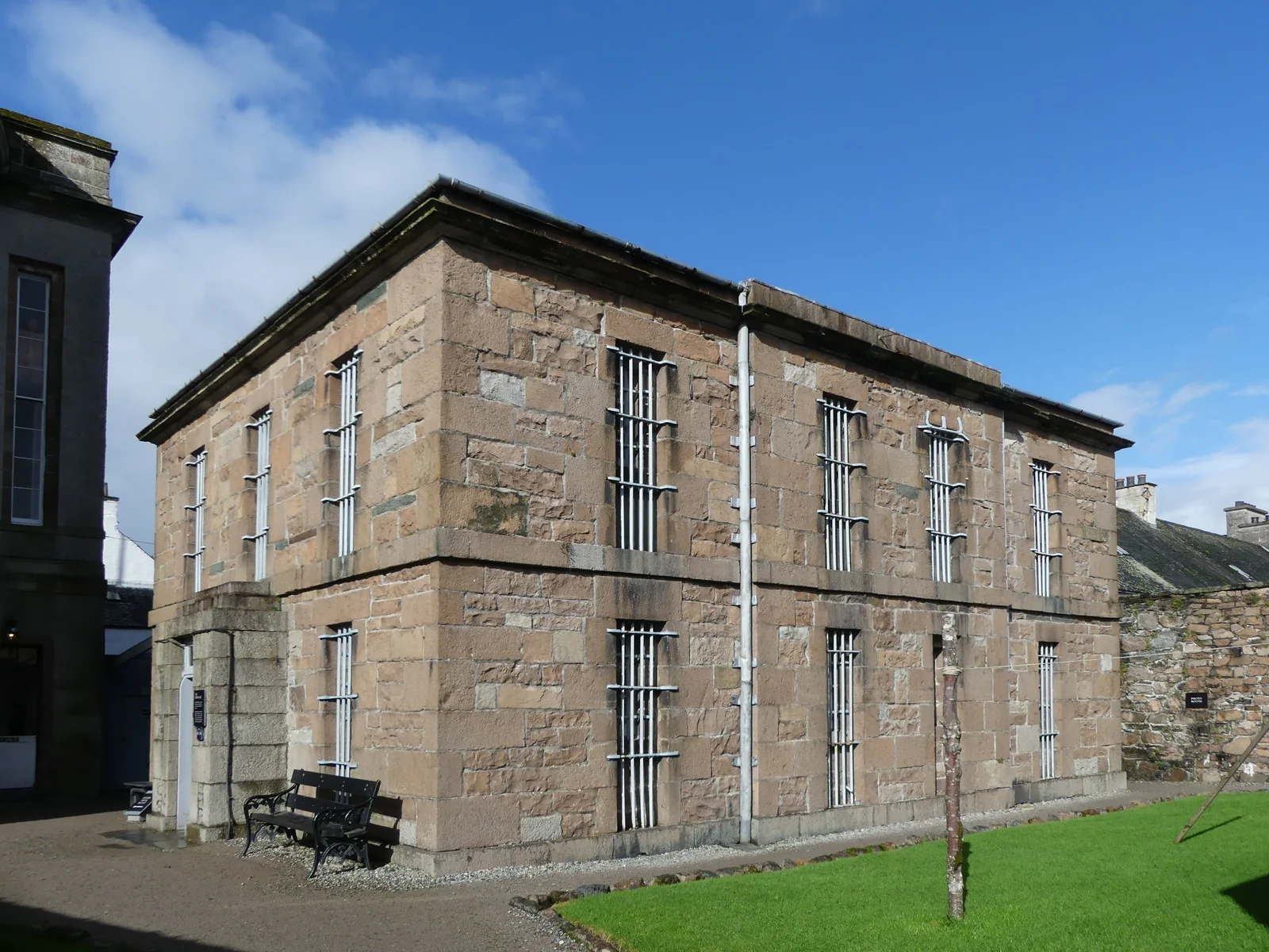 The stone-built Old Prison at Inveraray Jail, photographed in 2017.